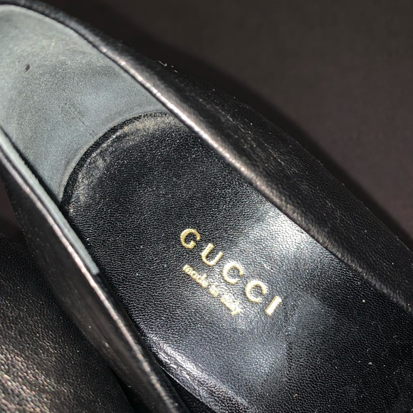 Gucci black leather pumps - Picture 2 of 9